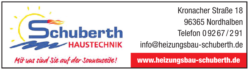 Schuberth Haustechnik Schuberth Haustechnik