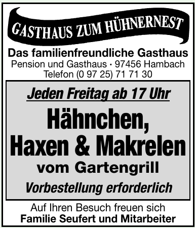 Gasthaus Zum Hühnernest Gasthaus Zum Hühnernest