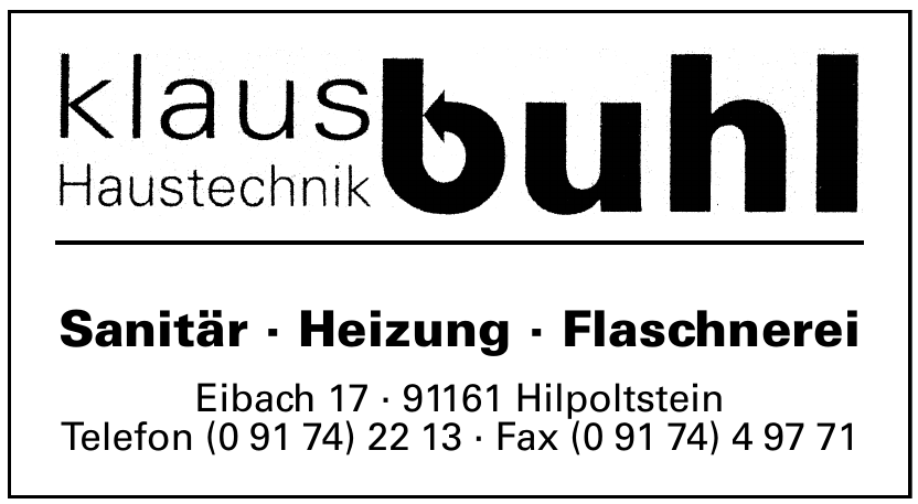 Klaus Buhl Haustechnik Klaus Buhl Haustechnik