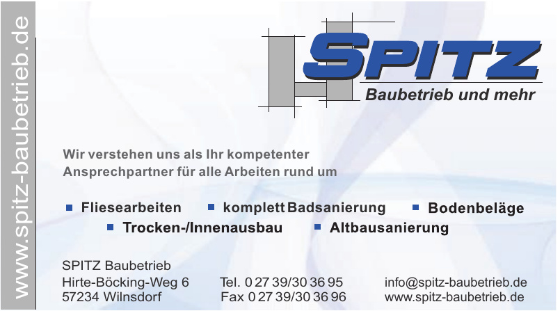SPITZ Baubetrieb SPITZ Baubetrieb