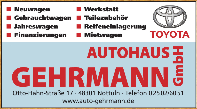 Autohaus Gehrmann GmbH Autohaus Gehrmann GmbH