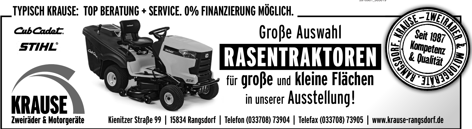 Krause Zweiräder und Morogeräte Krause Zweiräder und Morogeräte