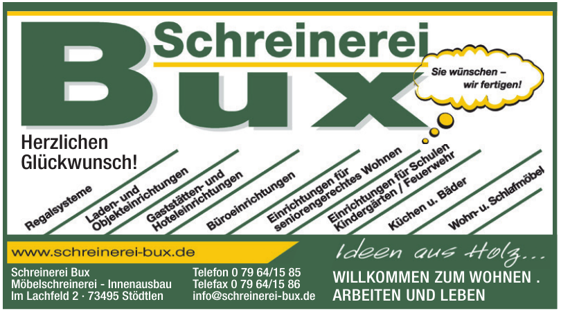 Schreinerei Bux Schreinerei Bux