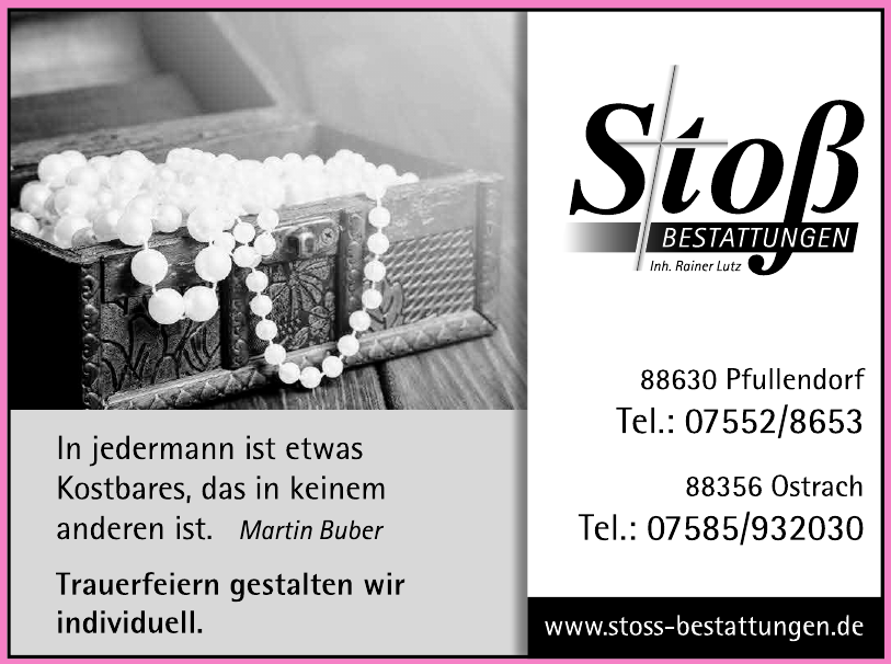Bestattungen Stoß e.K. Bestattungen Stoß e.K.