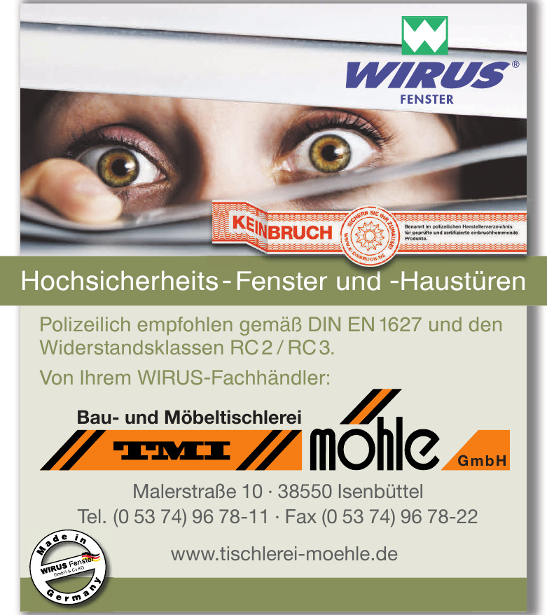 Bau- und Möbeltischlerei Mohle GmbH Bau- und Möbeltischlerei Mohle GmbH