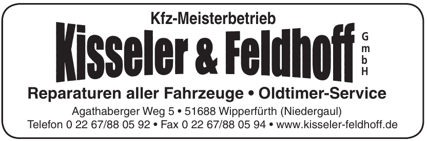 Kisseler & Feldhoff GmbH Kisseler & Feldhoff GmbH
