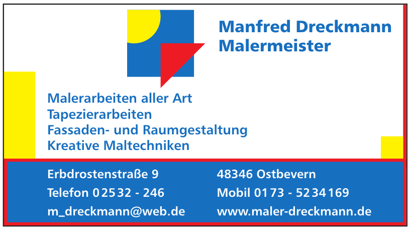 Manfred Dreckmann Malermeister Manfred Dreckmann Malermeister