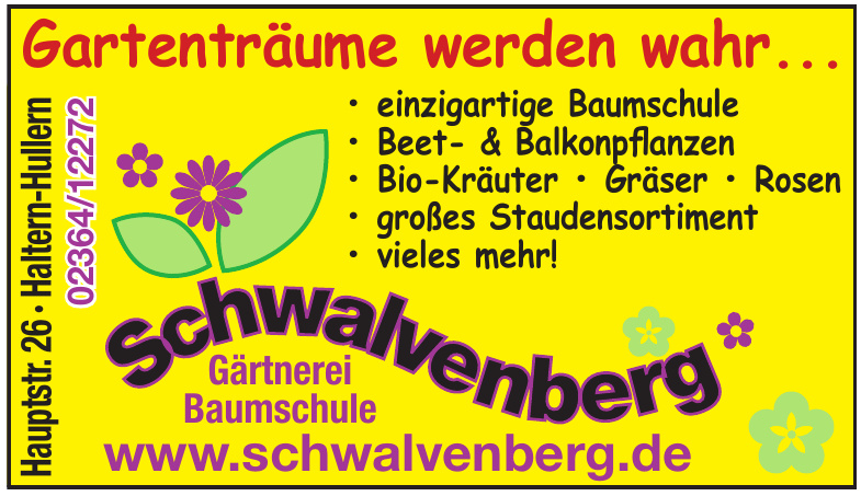 Schwalvenberg Gärtnerei Baumschule