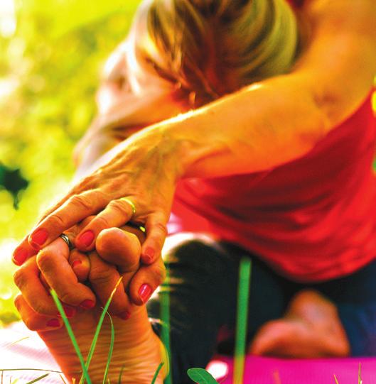 Yoga fördert das Wohlbefinden. Yoga fördert das Wohlbefinden.
