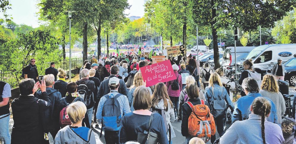 Im September organisierten die Klimafreunde Rhein-Berg in Bergisch Gladbach eine Demo, an der sich 3500 Menschen beteiligten. Bild: zVg Im September organisierten die Klimafreunde Rhein-Berg in Bergisch Gladbach eine Demo, an der sich 3500 Menschen beteiligten. Bild: zVg