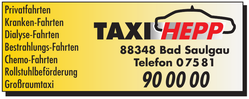 Taxi Hepp Taxi Hepp