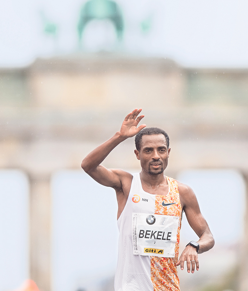 Wieder am Start: Top-Läufer Kenenisa Bekele aus Äthiopien