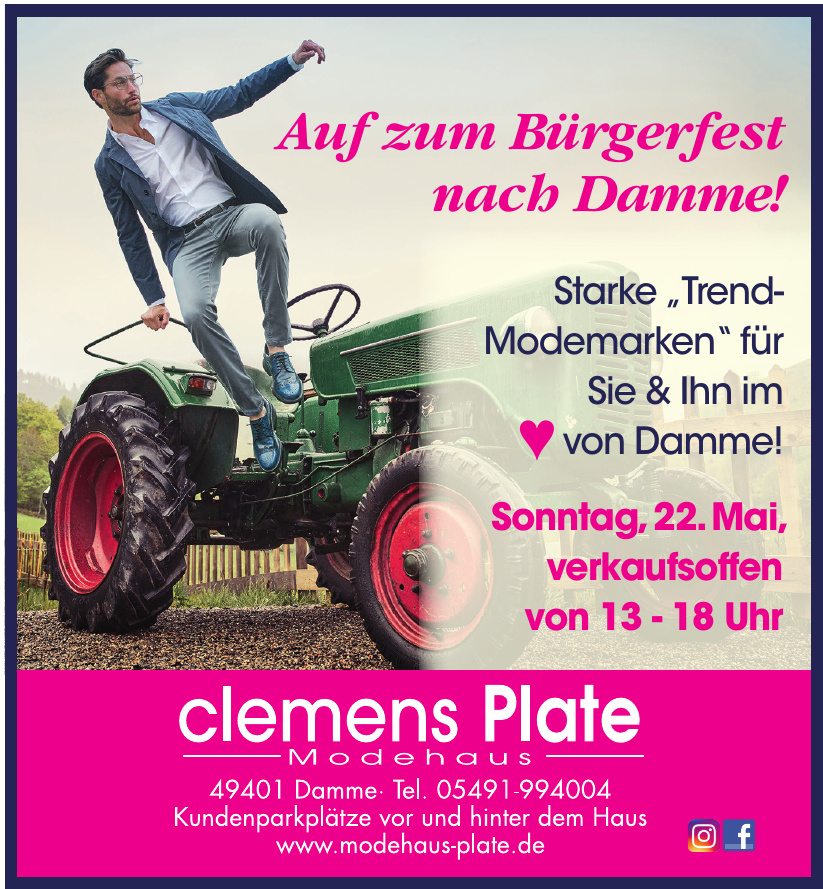 Clemens Plate Modehaus 