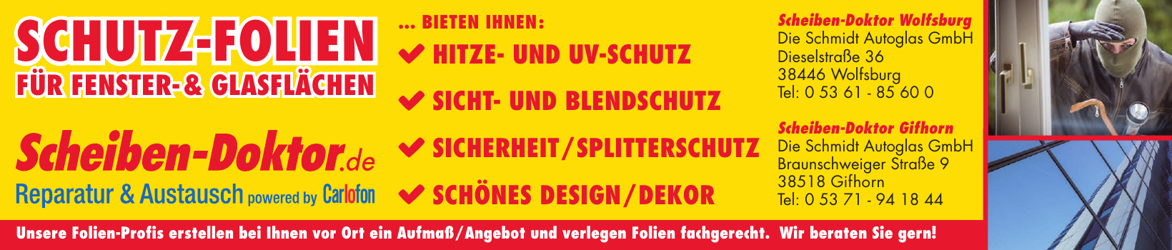 Scheiben-Doktor Wolfsburg - Die Schmidt Autoglas GmbH Scheiben-Doktor Wolfsburg - Die Schmidt Autoglas GmbH