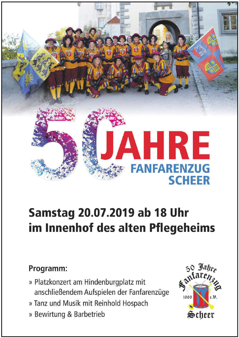 50 Jahre Fanfarenzug 50 Jahre Fanfarenzug