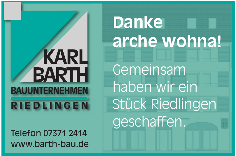 Karl Barth Bauunternehmen Riedlingen Karl Barth Bauunternehmen Riedlingen