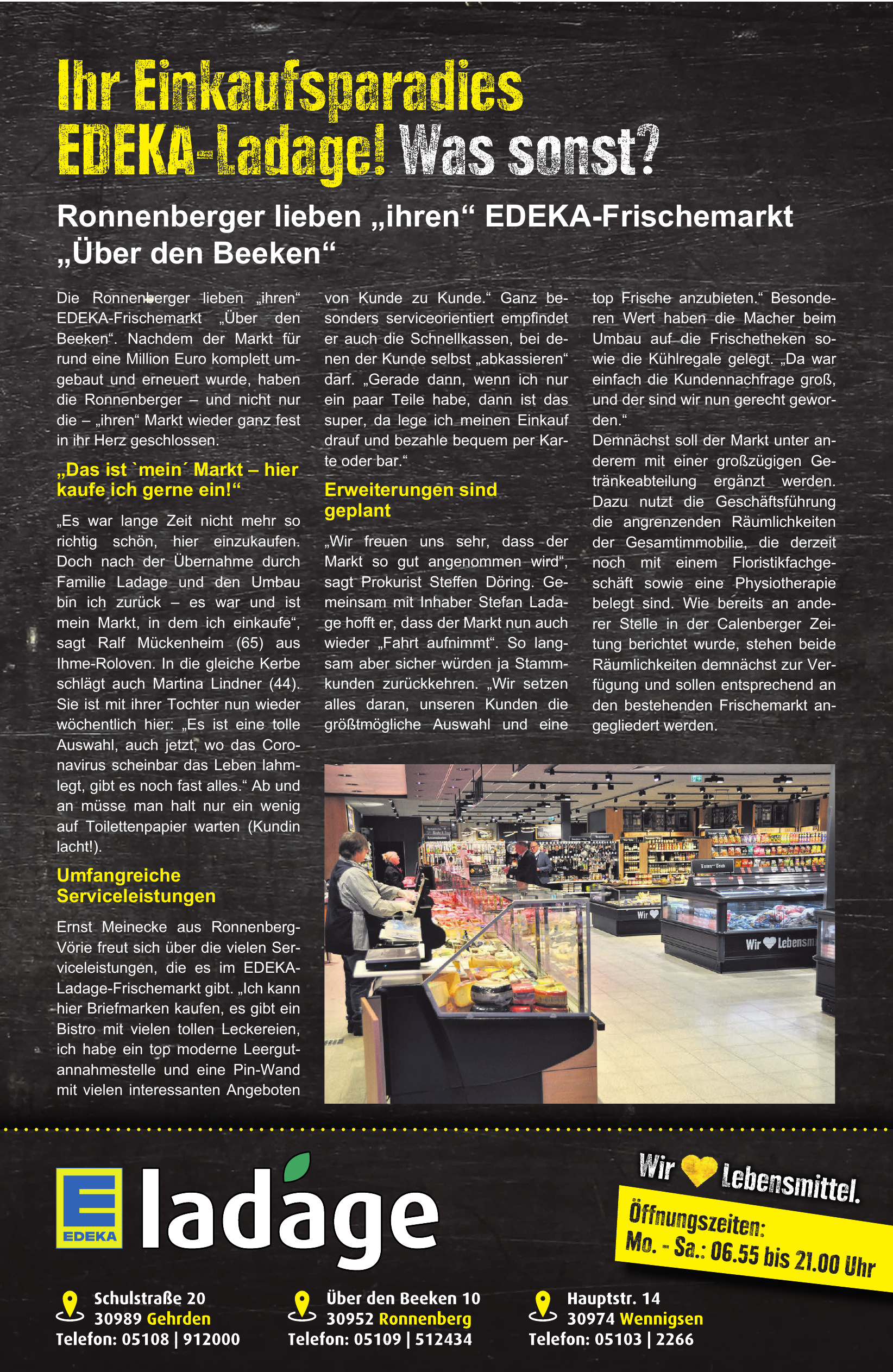 Edeka Ladage Gehrden Edeka Ladage Gehrden
