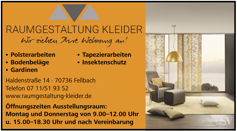 Raumgestaltung Kleider