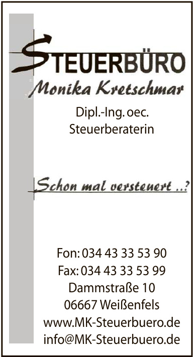 Steuerbüro Monika Kretschmar
