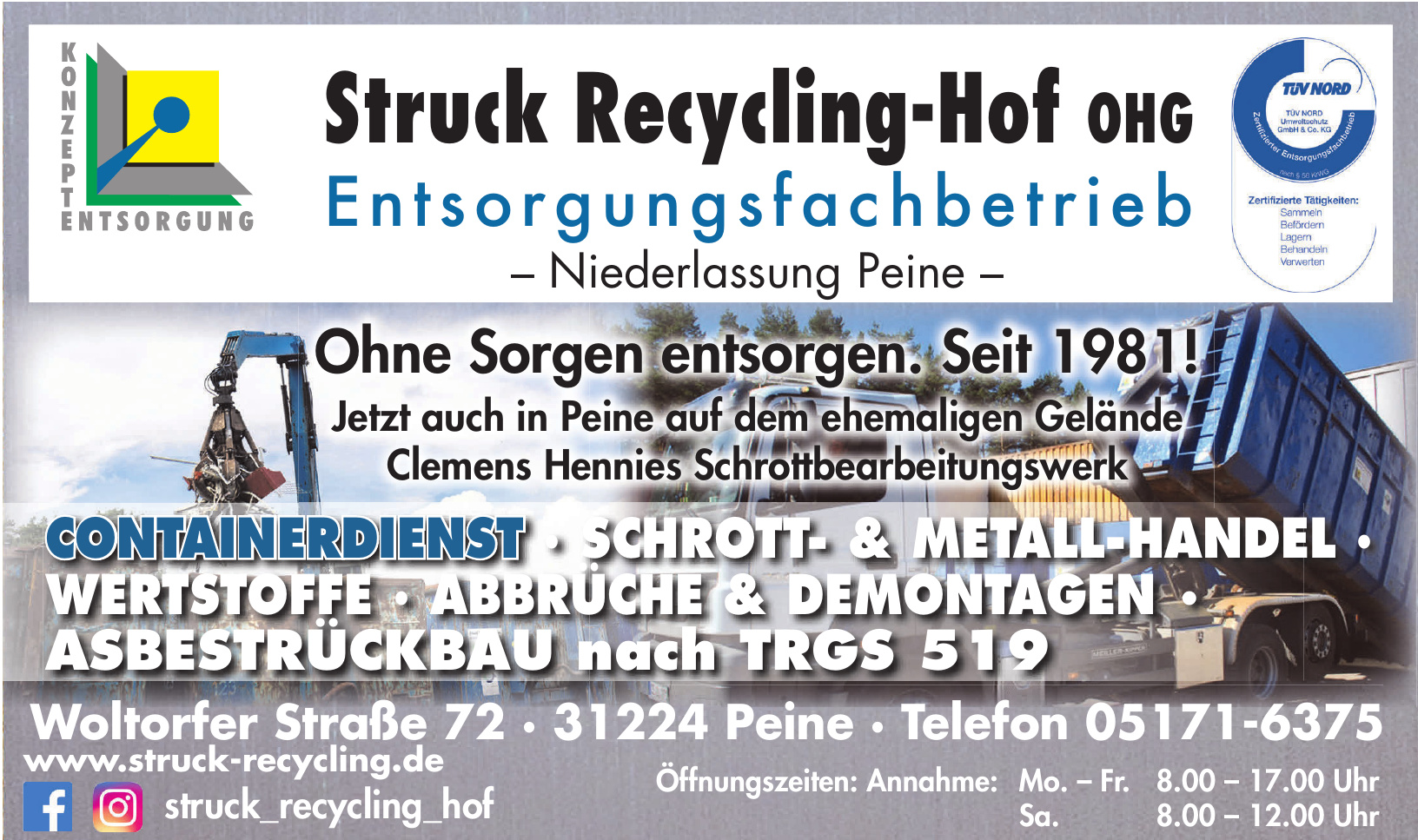 Struck Recycling-Hof OHG Struck Recycling-Hof OHG