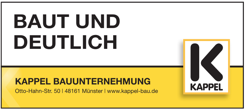Kappel Bauunternehmung Kappel Bauunternehmung