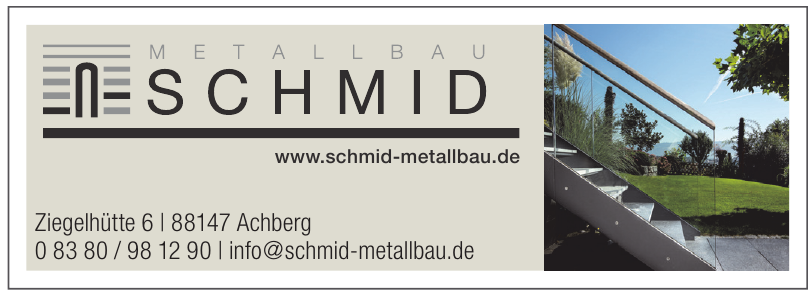 Markus Schmid, Metallbau Markus Schmid, Metallbau