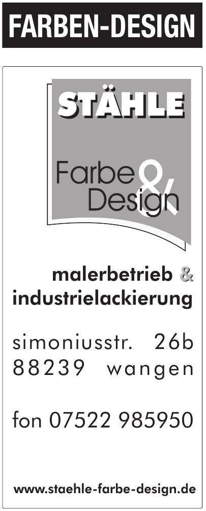 Matthias Stähle Maler- und Lackierbetrieb Matthias Stähle Maler- und Lackierbetrieb