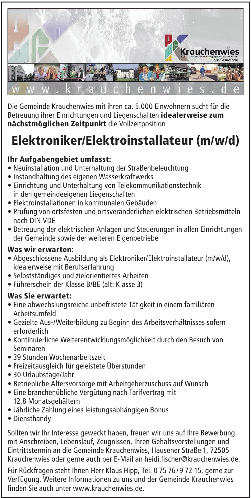 Gemeinde Krauchenwies Gemeinde Krauchenwies