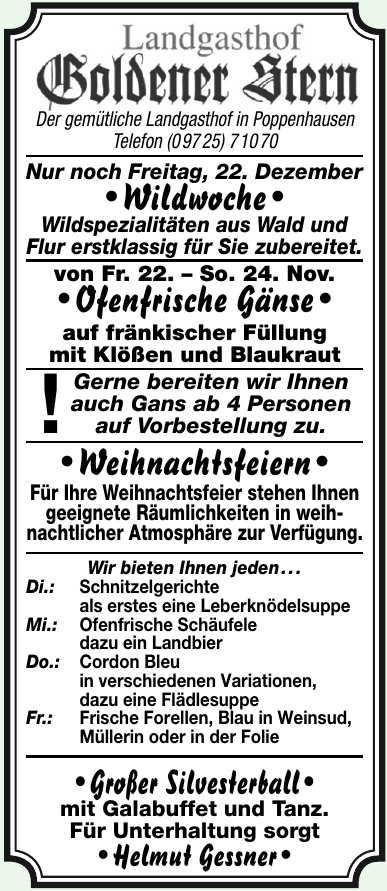 Landgasthof Goldener Stern Landgasthof Goldener Stern