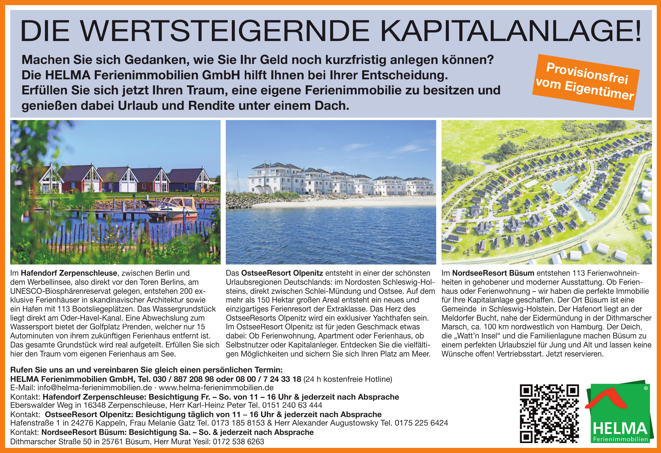 Helma Ferienimmobilien GmbH Helma Ferienimmobilien GmbH