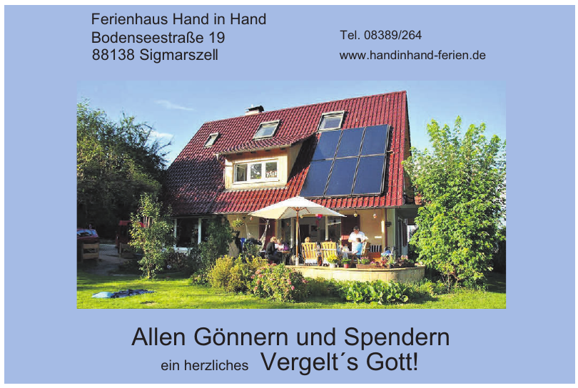 Ferienhaus Hand in Hand Ferienhaus Hand in Hand