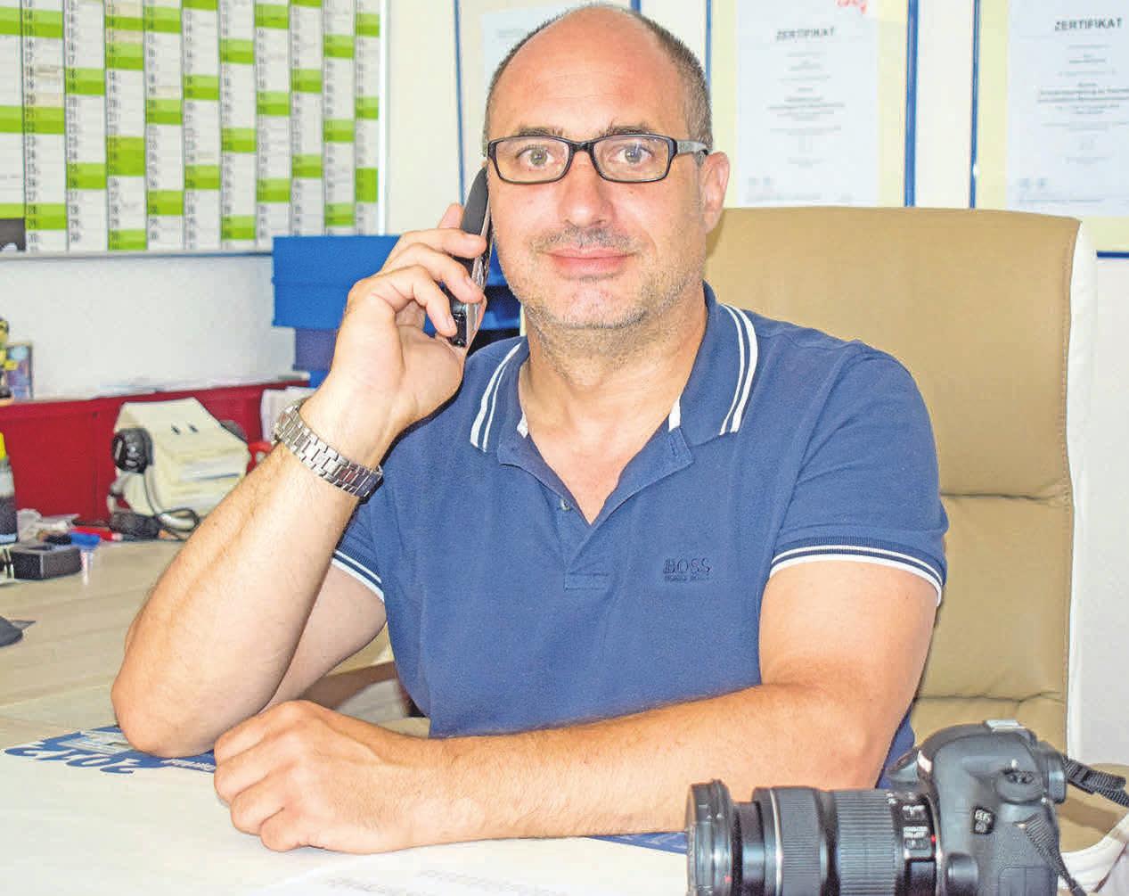 Stefan Künemund legt Wert darauf, zertifizierte, freie und unabhängige Arbeit zu leisten. FOTO: CASPAR Stefan Künemund legt Wert darauf, zertifizierte, freie und unabhängige Arbeit zu leisten. FOTO: CASPAR