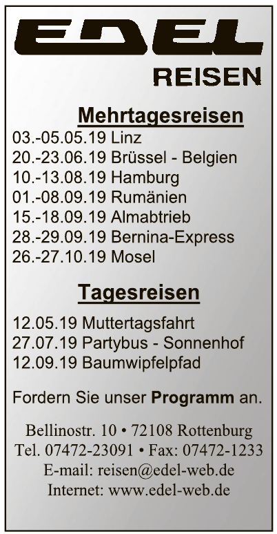 Edel Reisen Edel Reisen