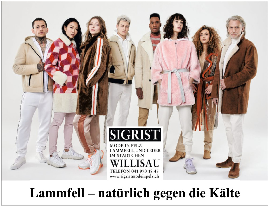 Sigrist Mode in Pelz, Lammfell und Leder Sigrist Mode in Pelz, Lammfell und Leder