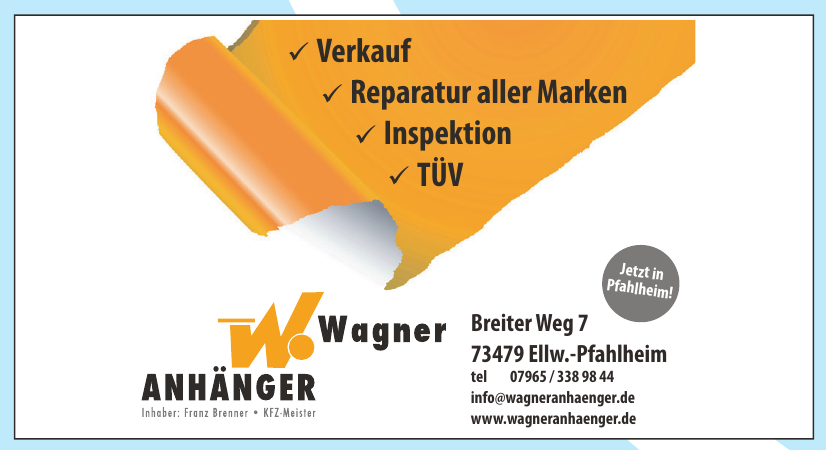 Wagner Anhänger Wagner Anhänger