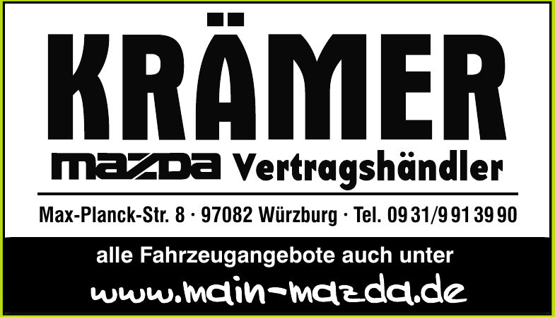 Krämer Mazda Vertragshändler Krämer Mazda Vertragshändler