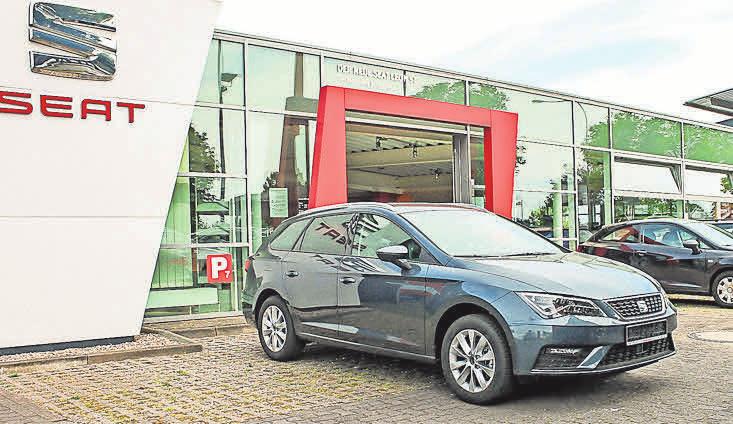 Das Autohaus in Lübeck mit der Marke Seat. Das Autohaus in Lübeck mit der Marke Seat.