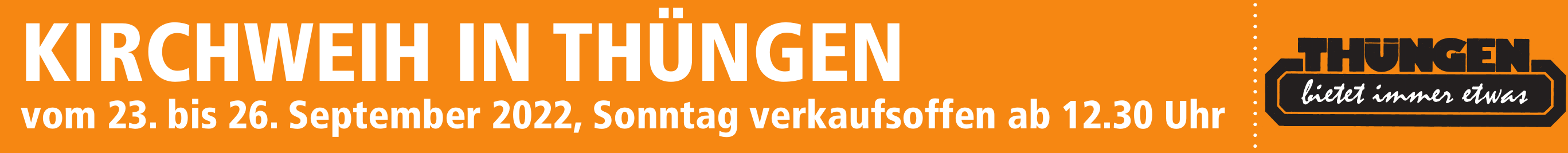 Kirchweih in Thüngen vom 23. bis 26. September 2022, Sonntag verkaufsoffen ab 12.30 Uhr Image 1