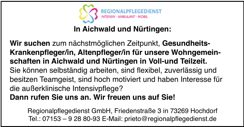 Regionalpflegedienst GmbH
