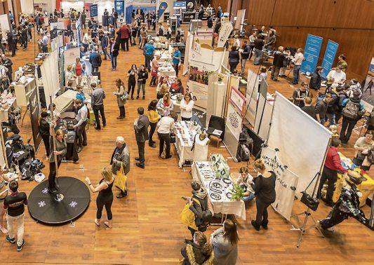 Die Gründermesse Neckar-Alb hat nicht nur einen neuen Namen, sondern auch einen neuen Veranstaltungsort: In diesem Jahr findet sie erstmals im Reutlinger Innovationszentrum Innoport in der Max-Planck-Straße 68/1 statt. 53 junge Unternehmen präsentieren dort ihre Produkte, Dienstleistungen und Ideen. Archivbild: Stadt Reutlingen