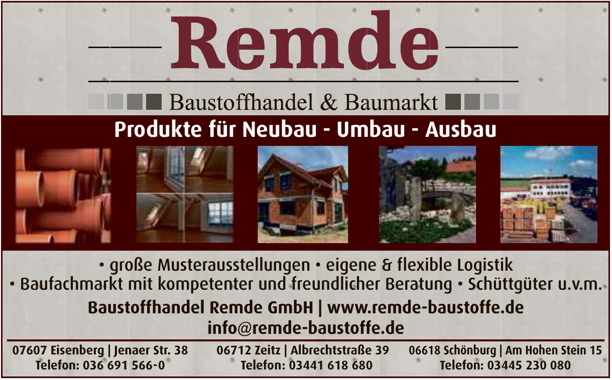 Baustoffhandel Remde GmbH Baustoffhandel Remde GmbH