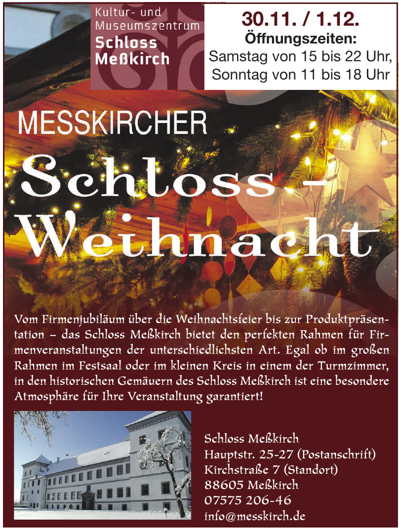 Schloss Meßkirch Schloss Meßkirch