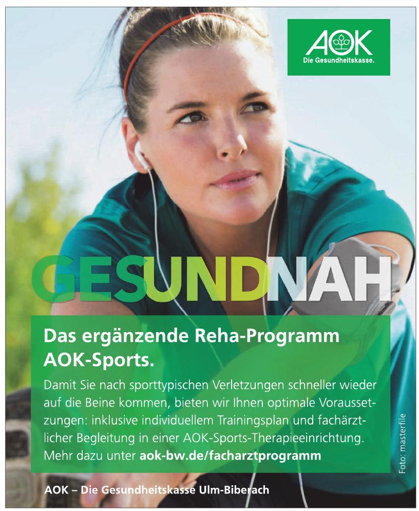 AOK - Die Gesundheitskasse Ulm-Biberach AOK - Die Gesundheitskasse Ulm-Biberach