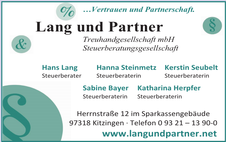 Lang und Partner Treuhandgesellschaft mbH Lang und Partner Treuhandgesellschaft mbH