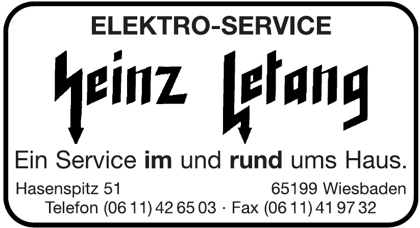 Elektro-Service Heinz Letang