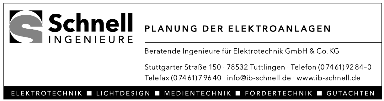Schnell - Ingenieure GmbH & Co. KG Schnell - Ingenieure GmbH & Co. KG