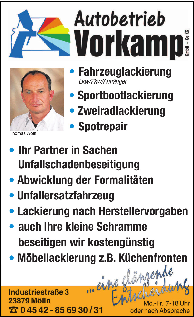 Autobetrieb Vorkamp GmbH & Co. KG Autobetrieb Vorkamp GmbH & Co. KG