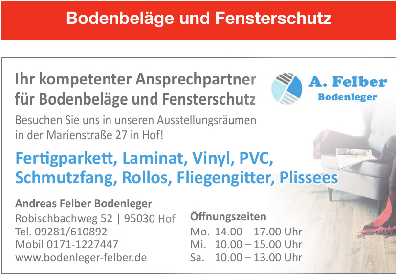 Andreas Felber Bodenleger Andreas Felber Bodenleger