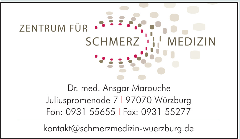 Zentrum für Schmerzmedizin - Dr. med. Ansgar Marouche Zentrum für Schmerzmedizin - Dr. med. Ansgar Marouche