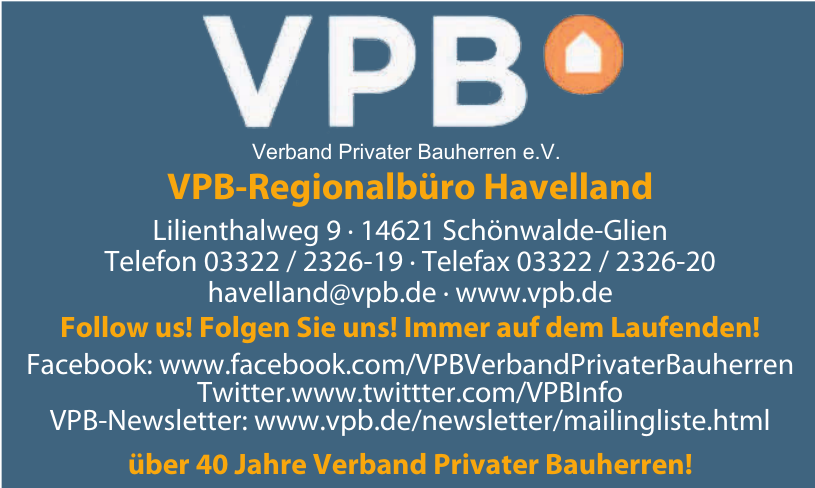 VPB Verband Privater Bauherren e.V. VPB Verband Privater Bauherren e.V.